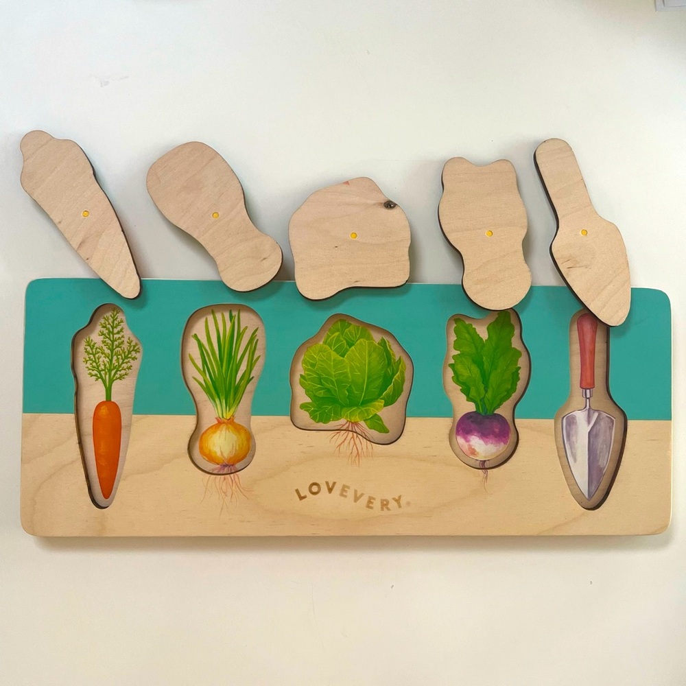 Lovevery Community Garden Wooden Puzzle
